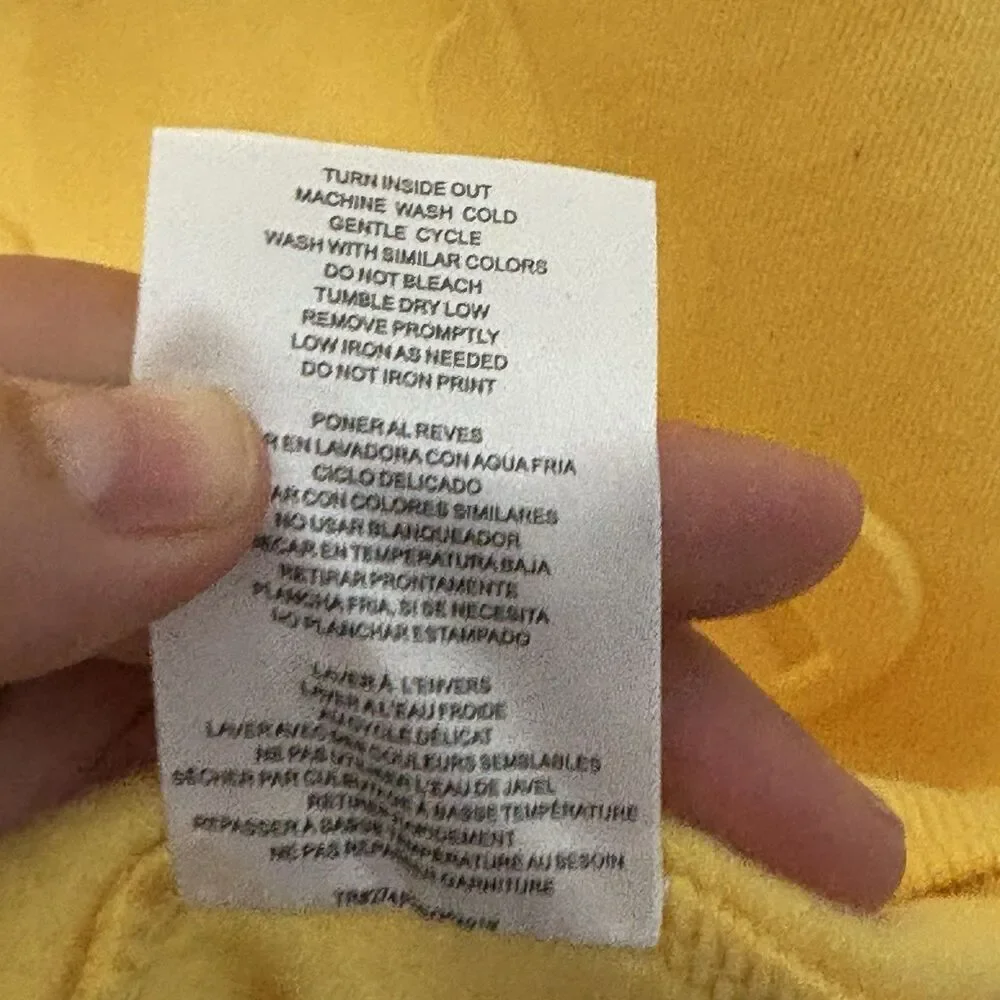 Pusheen 3D Cooking Baking Cat Yellow Long Sleeve Comfort Sweatshirt Sz 2XL - Picture 7 of 8